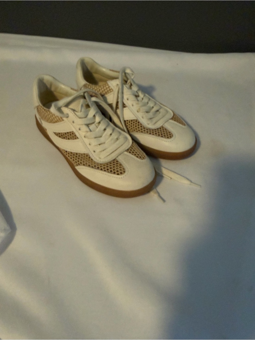 Vince Oasis Netting and Leather Sneakers